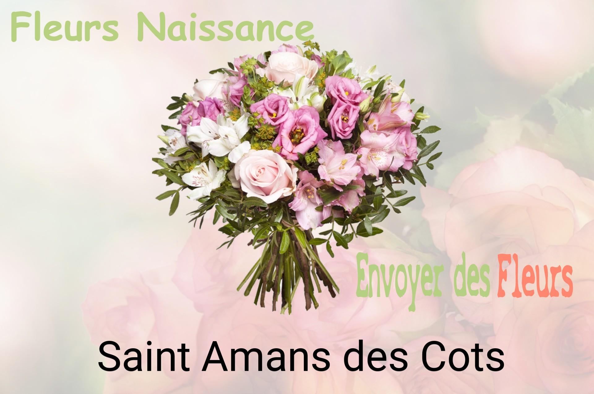 Bouquet de fleurs de naissance livré à Saint-Amans-des-Cots
